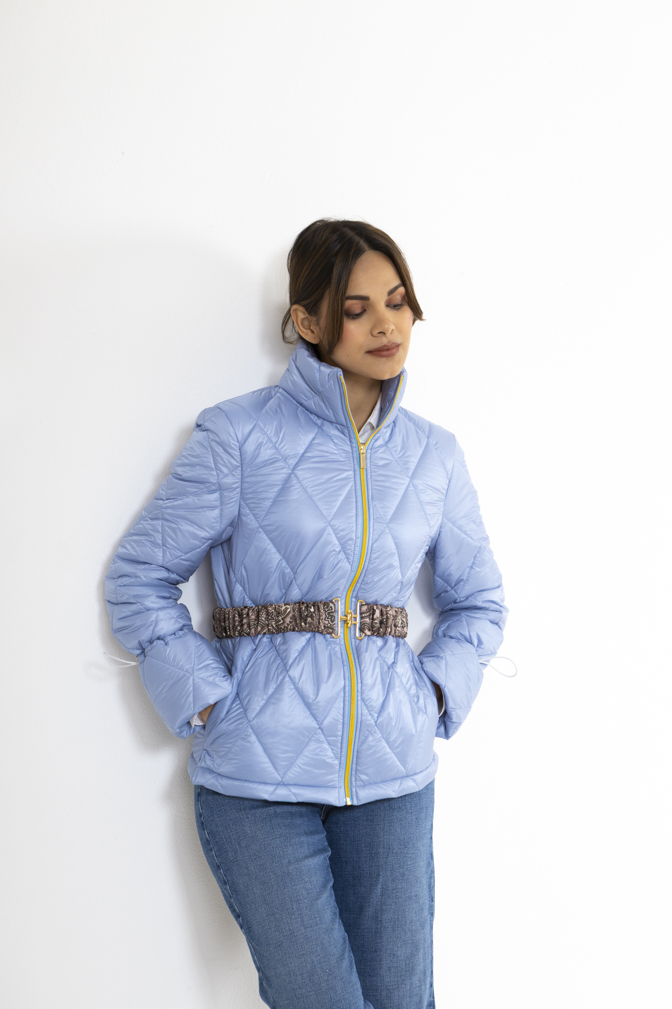 Piumino azzurro mod. Elodie